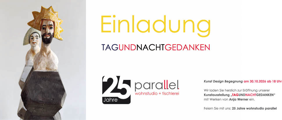 Einladung Kunstkeller - TagUndNachtGedanken - 25 Jahre Jubil&auml;um - 2026