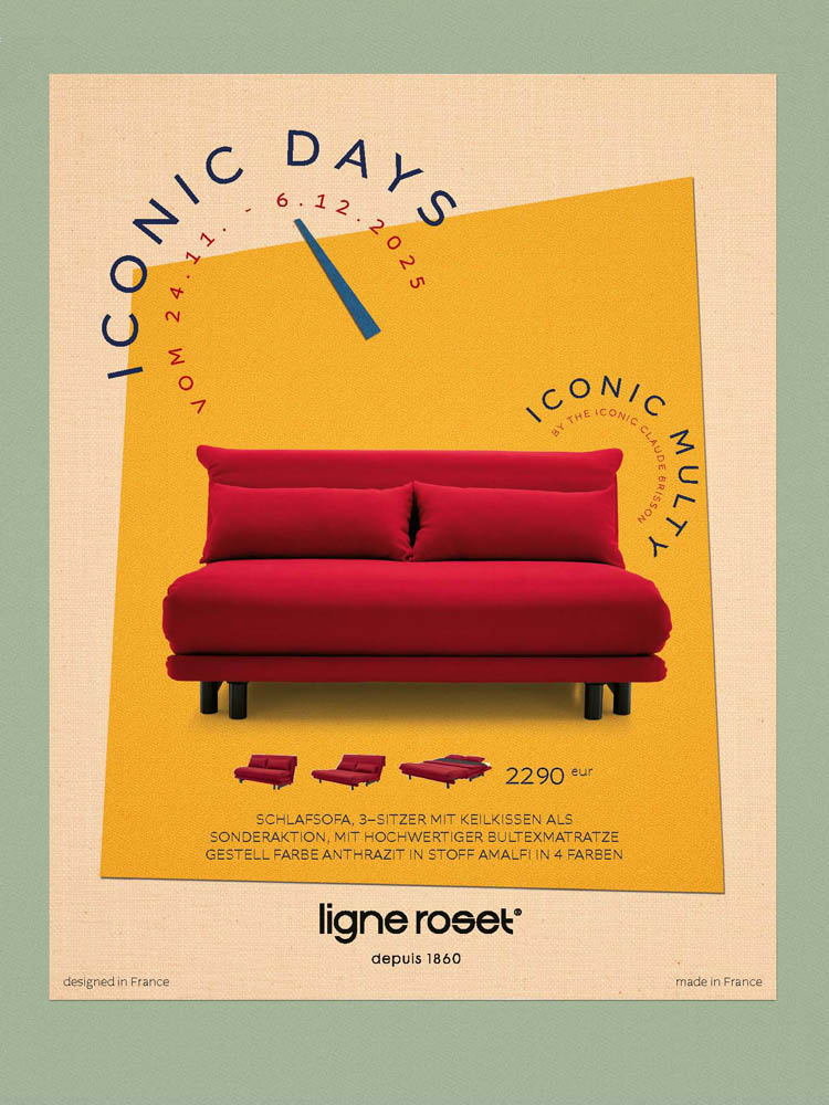 Aktion Iconic Days im Novmeber 2025 - Schlafsofa 